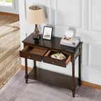 Table d'entrée avec tiroirs de rangement, console avec étagère