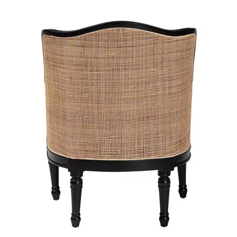 Fauteuil d'appoint en tissu et bois Elizette de Bali & Pari