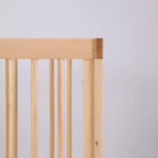 Lit de bébé convertible 3-en-1, en hêtre européen massif, certifié GREENGUARD Gold, fabriqué en Italie
