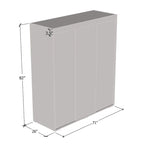 Armoire 3 Portes Miroir Strick & Bolton Suger