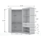 Ensemble de 2 armoires de coin Mulberry 3.0 modernes