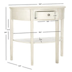 SAFAVIEH Sabina Table Console Bouleau Blanc Cassé - 33.9 x 14.4 x 30.1 - 34Lx14Px30H