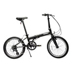 Vélo pliant en aluminium ZiZZO Urbano à 8 vitesses de 20 pouces - Gris