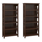 Ensemble de bibliothèques Key West à 5 étagères par Bush Furniture