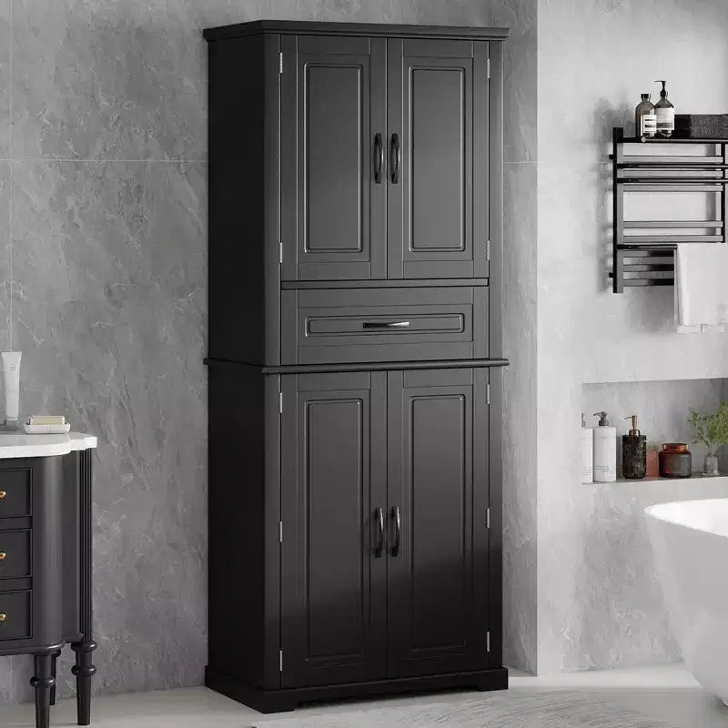 Meuble de rangement de salle de bain moderne Christopher Knight Home Ashbur avec tiroir et étagère réglable