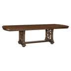 Table de salle à manger 9 pièces avec rallonge, 2 fauteuils et 6 chaises d'appoint
