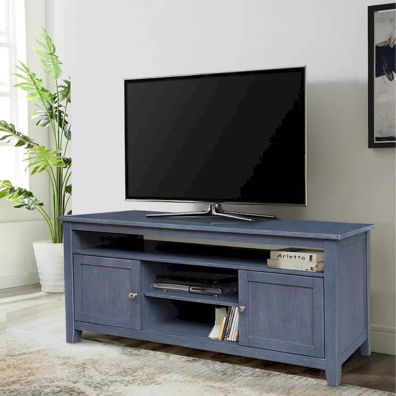 Meuble TV / de divertissement avec 2 portes - 57