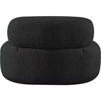 Meridian Furniture Fauteuil en tissu bouclette Venti