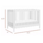 Lit de bébé convertible 4-en-1 Swell de Babyletto avec kit de conversion en lit de tout-petit