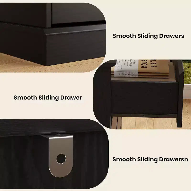 Commode de rangement à 8 tiroirs, coffre à tiroirs profonds, large meuble de rangement pour salon, couloir, chambre d'enfant