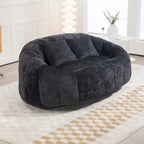 Fauteuil poire paresseux en chenille