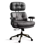 Fauteuil de bureau de direction inclinable et ergonomique HOMLUX avec support lombaire et cervical confortable