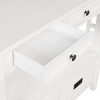 Console avec 4 tiroirs et une étagère de rangement