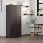 HOMCOM Armoire de rangement moderne de 180 cm avec étagères pour chambre à coucher, salon ou couloir