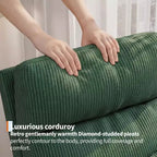 Fauteuil à bascule moderne avec oreiller et poches latérales, pour salon, chambre à coucher
