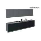 Ensemble d'armoires de cuisine modernes – 3,96 m de large, 153x24, plusieurs coloris