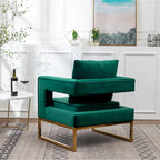 Fauteuil d'appoint contemporain rembourré Lenola de Roundhill Furniture