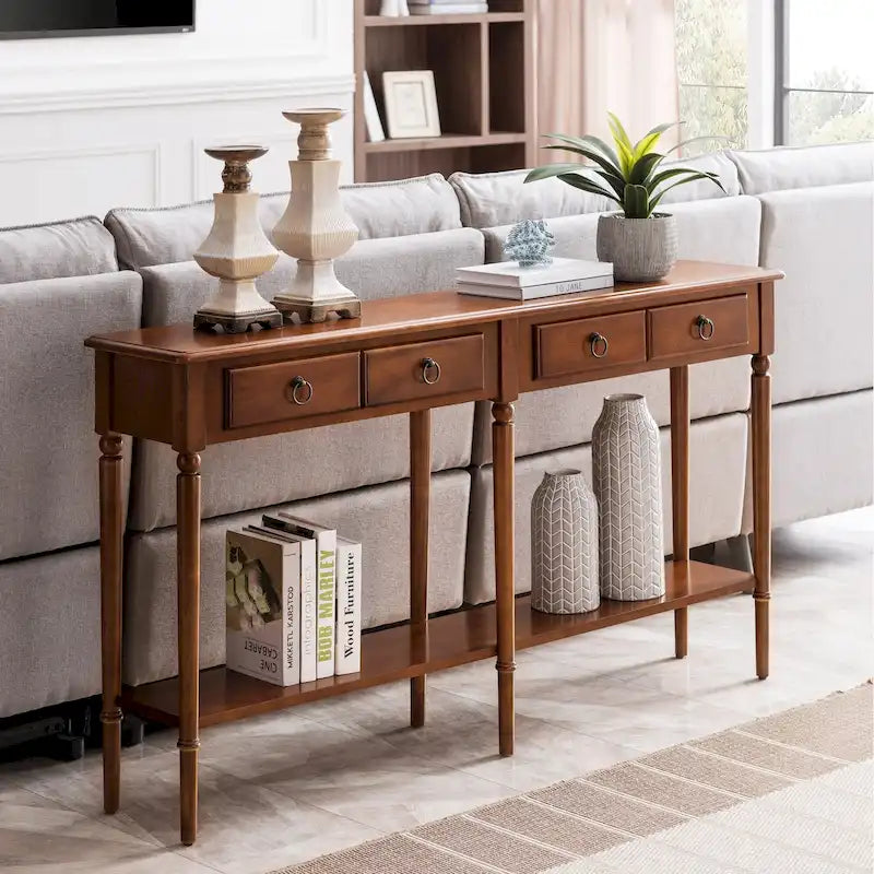 Leick Home Coastal, Console étroite de couloir à un tiroir