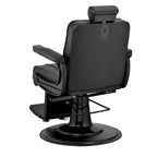 Fauteuil de Barbier Robuste Inclinable, Noir