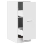 Meuble d'apothicaire XL blanc en bois d'ingénierie 30 x 41 x 77,5 cm