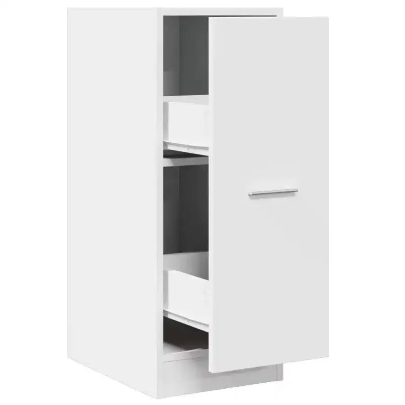 Meuble d'apothicaire XL blanc en bois d'ingénierie 30 x 41 x 77,5 cm