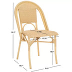 Chaise Torino Intérieur/Extérieur (Lot de 2) - PAT7550 - Safavieh