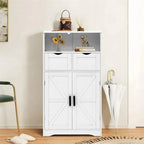 Meuble bas avec 2 portes et 2 tiroirs – 29 P x 60 L x 108,5 H cm