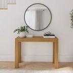 Plank+Beam 46 Table Console Moderne en Bois Massif, Table d'Entrée Étroite, Derrière le Canapé