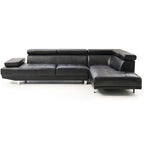 Canapé sectionnel en L 2 pièces en similicuir Riveredge de 277 cm de large - 76L x 109W x 28H