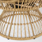 Fauteuil œuf pivotant en osier Pintan – Christopher Knight Home