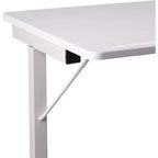 SewingRite SewStation 101 Table de couture pliante portable avec pieds en acier, blanc – Parfaite pour la maison, le bureau et les entreprises