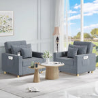 Fauteuil convertible 3-en-1, plusieurs coloris, une place