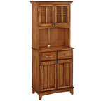 Vaisselier à buffet Homestyles Cottage Oak avec plateau en bois