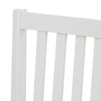 Lot de 4 chaises de salle à manger à barreaux en bois massif, cadre robuste, design classique, montage facile