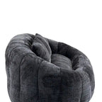 GDFStudio - Canapé paresseux 2 places en chenille Laurel avec mousse haute densité et confort surdimensionné