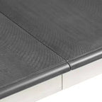 Ensemble de salle à manger extensible de style ferme pour 6 personnes, table rectangulaire et 6 chaises rembourrées
