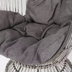 Fauteuil œuf pivotant en osier Pintan – Christopher Knight Home