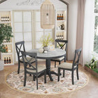 Ensemble de table à manger et chaises 5 pièces pour 4 personnes