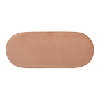 Serena 38 Ottoman banquette de rangement ovale plissée