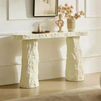 53.94 Table console en fibre de verre moderne avec pieds irréguliers
