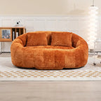 Fauteuil poire paresseux en chenille