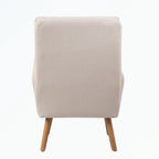 Fauteuil d'appoint et son pouf, avec dossier réglable