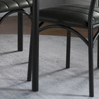 Ensemble table de cuisine et 2 chaises rembourrées