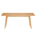 Banc d'entrée Plank+Beam, banc en bois massif pour chambre à coucher, couloir, porche, 105 cm