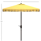 Parasol déporté double toit 274 cm avec cantonnière Kjerstin SAFAVIEH Outdoor