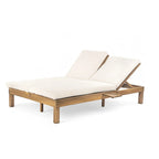 Chaise longue à 2 positions réglables, plateaux pliants pour la piscine, le patio