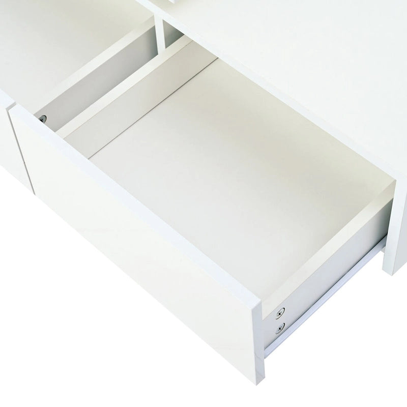 Table basse carrée moderne en bois