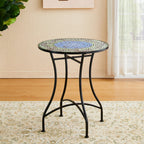 Ensemble bistrot pliant en métal Glitzhome pour extérieur, 3 pièces, table et chaises de patio