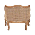 Chaise d'appoint Sylvestra Bali & Pari : assise basse, bois de bayur, rembourrage en mousse, aucun assemblage requis