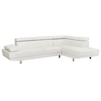 Canapé sectionnel en L 2 pièces en similicuir Riveredge de 277 cm de large - 76L x 109W x 28H
